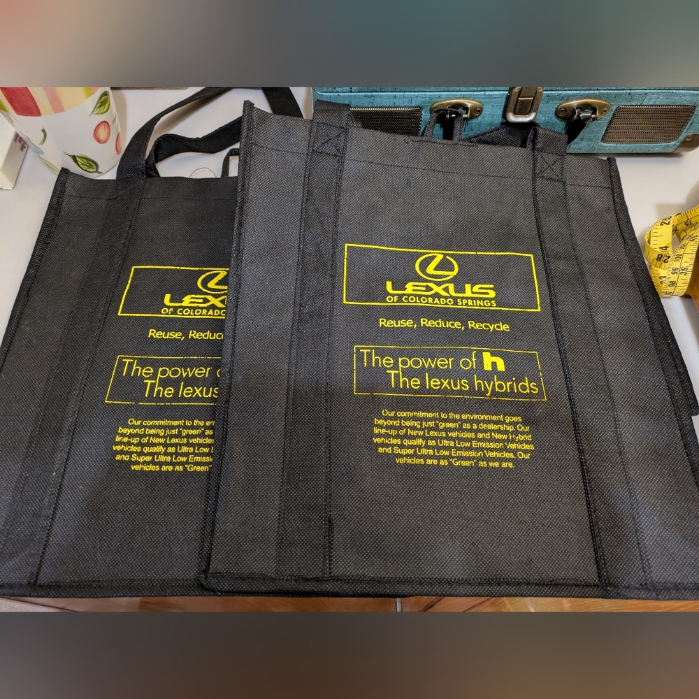 Set of 2 Lexus Tote Bags